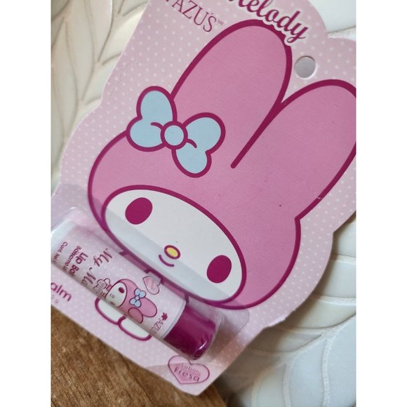 Azus My Melody Lip Balm - Strawberry  Hello Kitty by Sanrio Mexico NEW - Picture 2 of 7